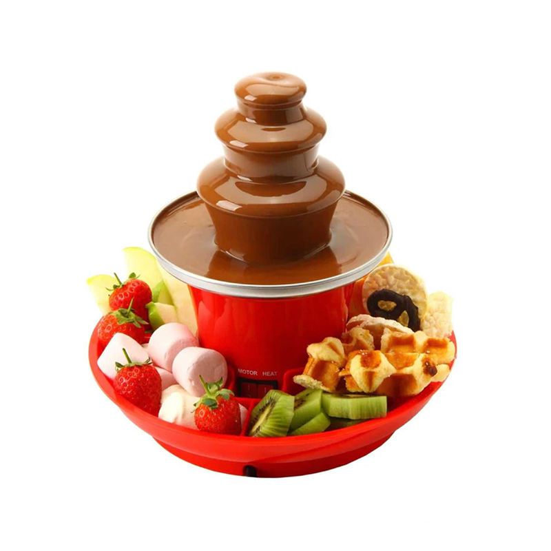 Modello JK-111 Mini fontana di cioccolato arancione in acciaio inossidabile